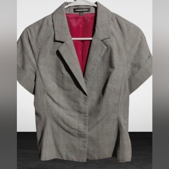 Express Jackets & Blazers - Gray plaid express studio design blazer